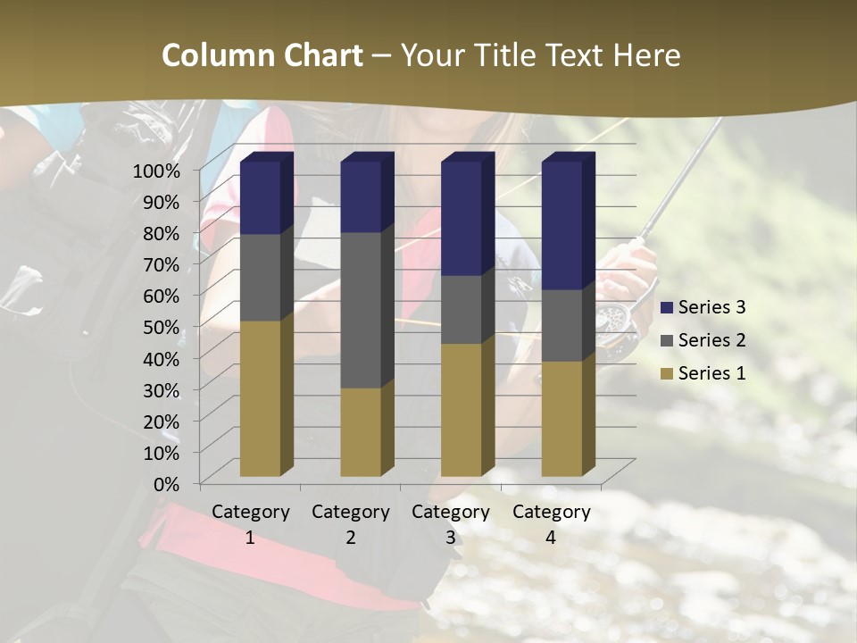 Catching River Leisure PowerPoint Template