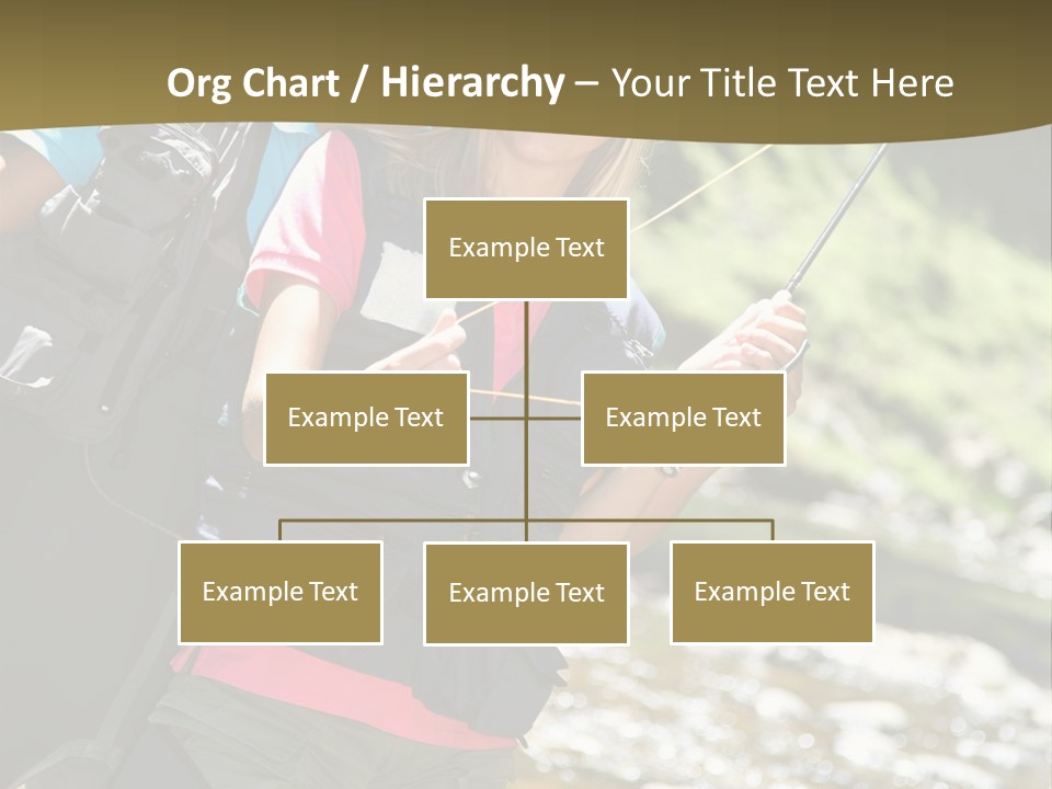 Catching River Leisure PowerPoint Template