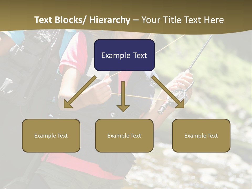 Catching River Leisure PowerPoint Template