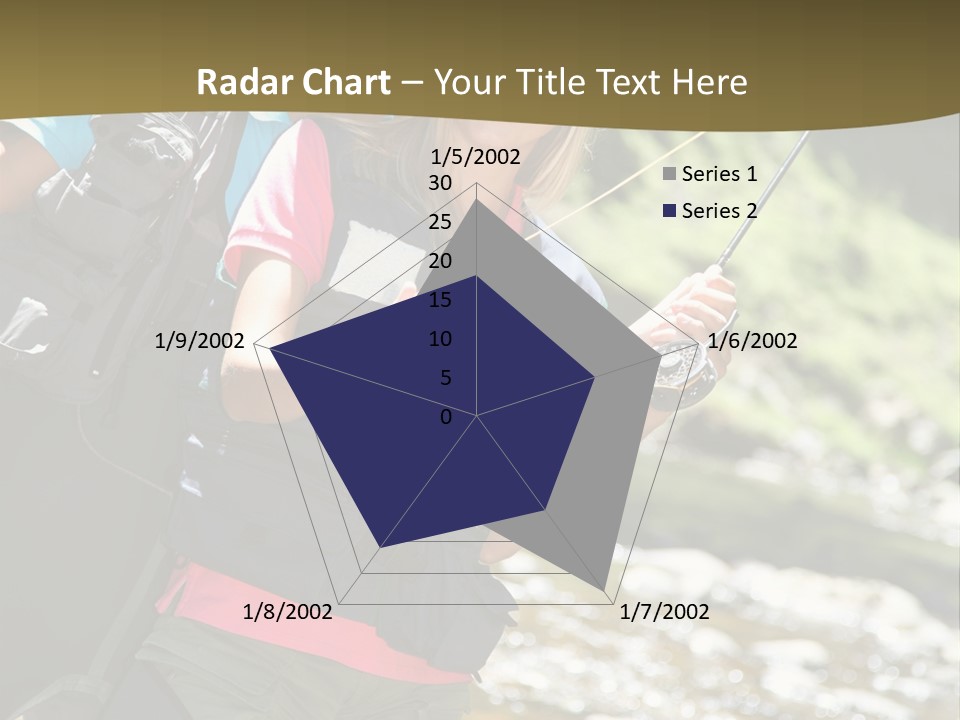 Catching River Leisure PowerPoint Template