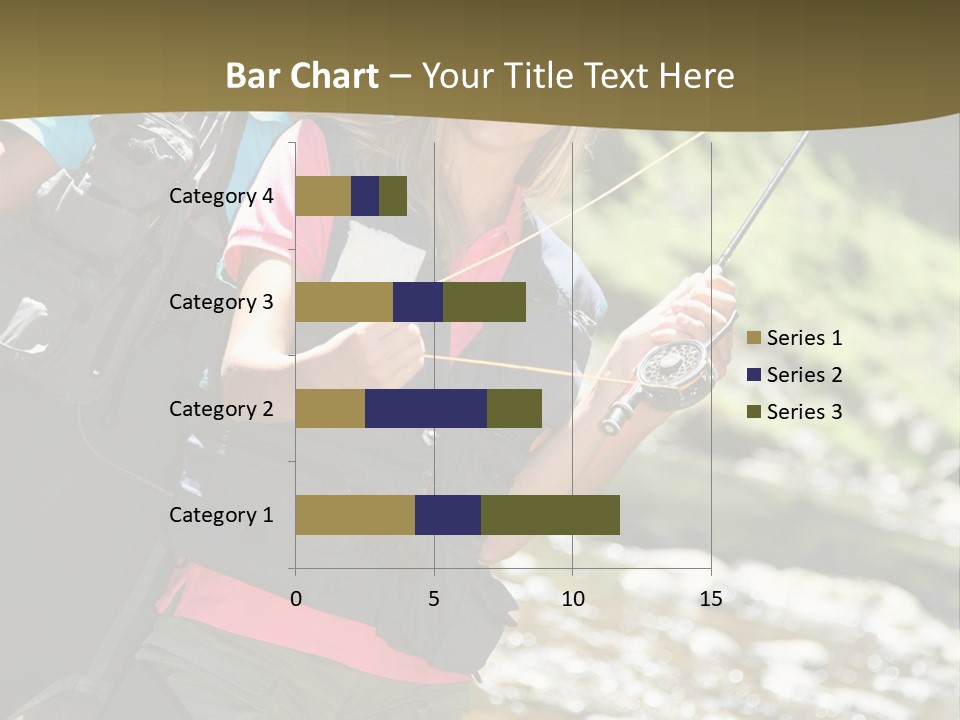 Catching River Leisure PowerPoint Template