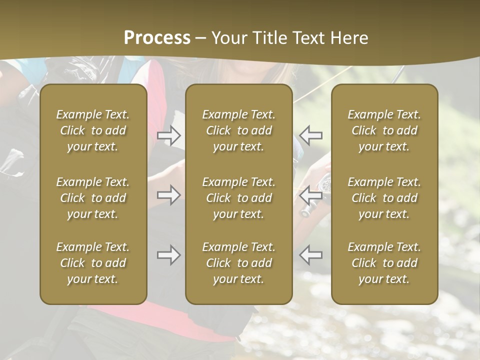 Catching River Leisure PowerPoint Template