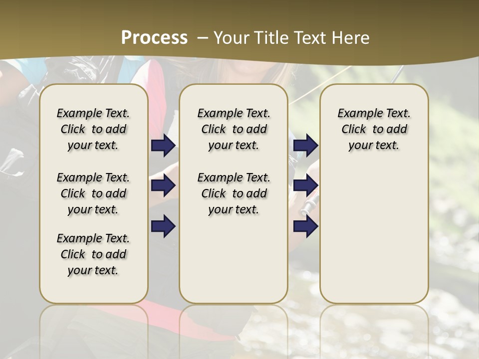 Catching River Leisure PowerPoint Template