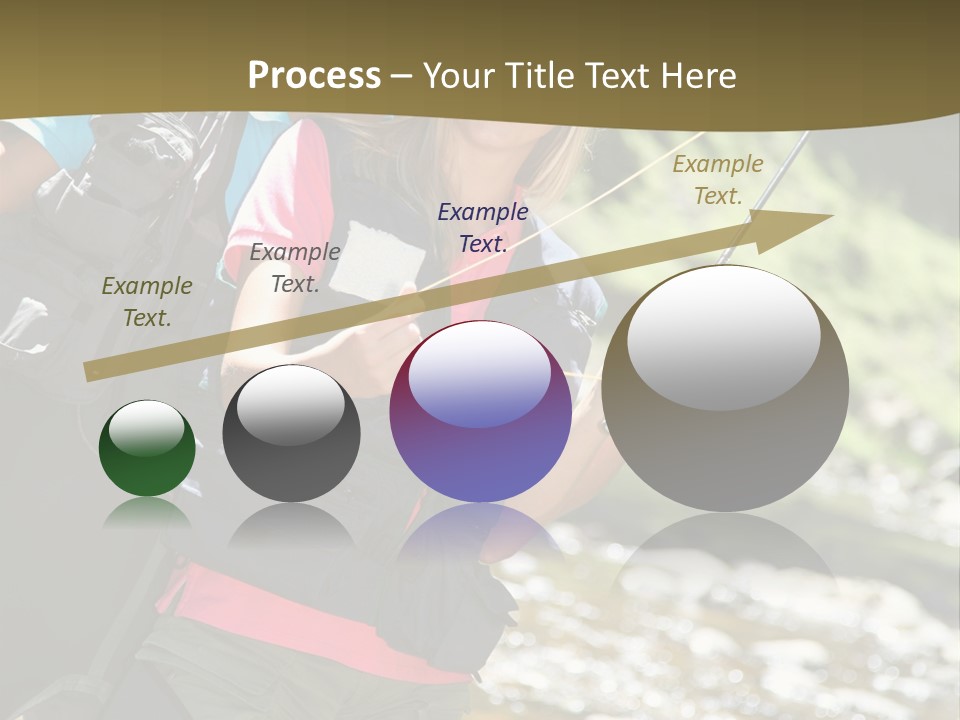 Catching River Leisure PowerPoint Template