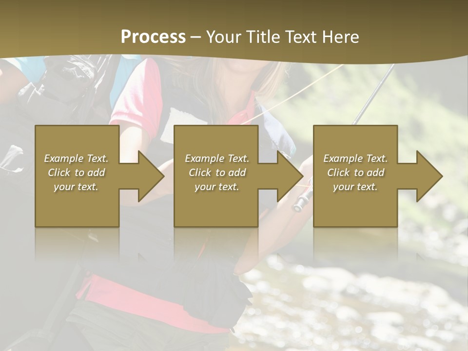 Catching River Leisure PowerPoint Template