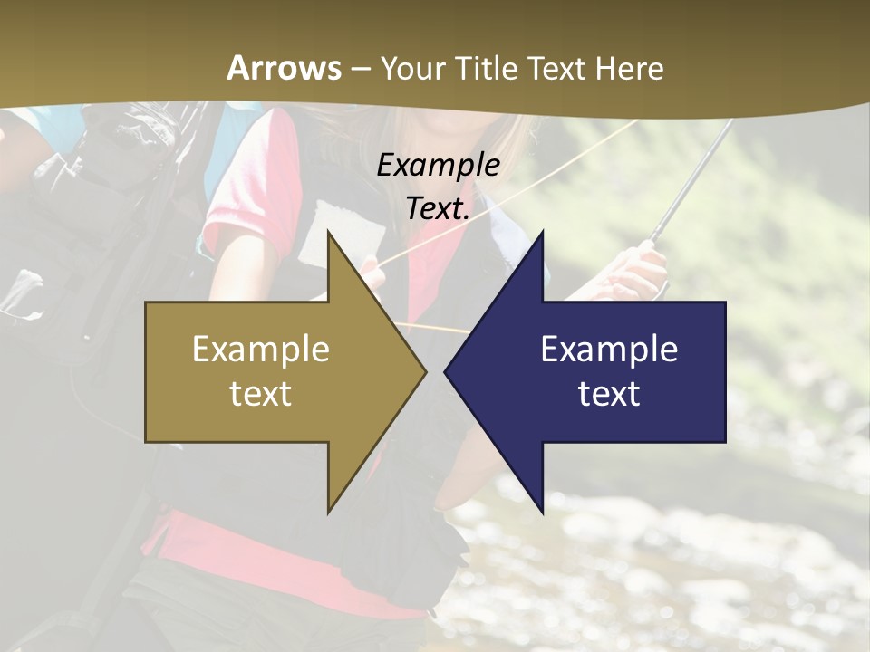Catching River Leisure PowerPoint Template