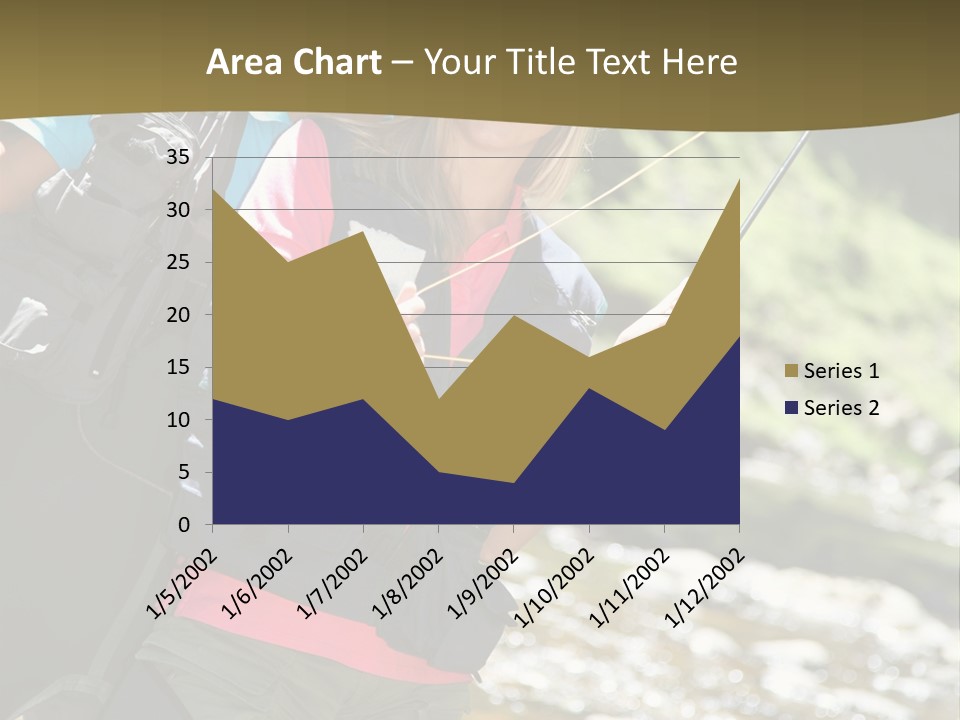 Catching River Leisure PowerPoint Template