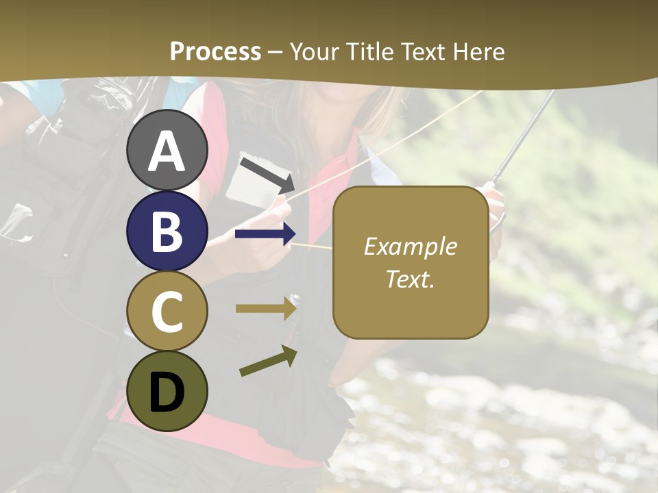 Catching River Leisure PowerPoint Template