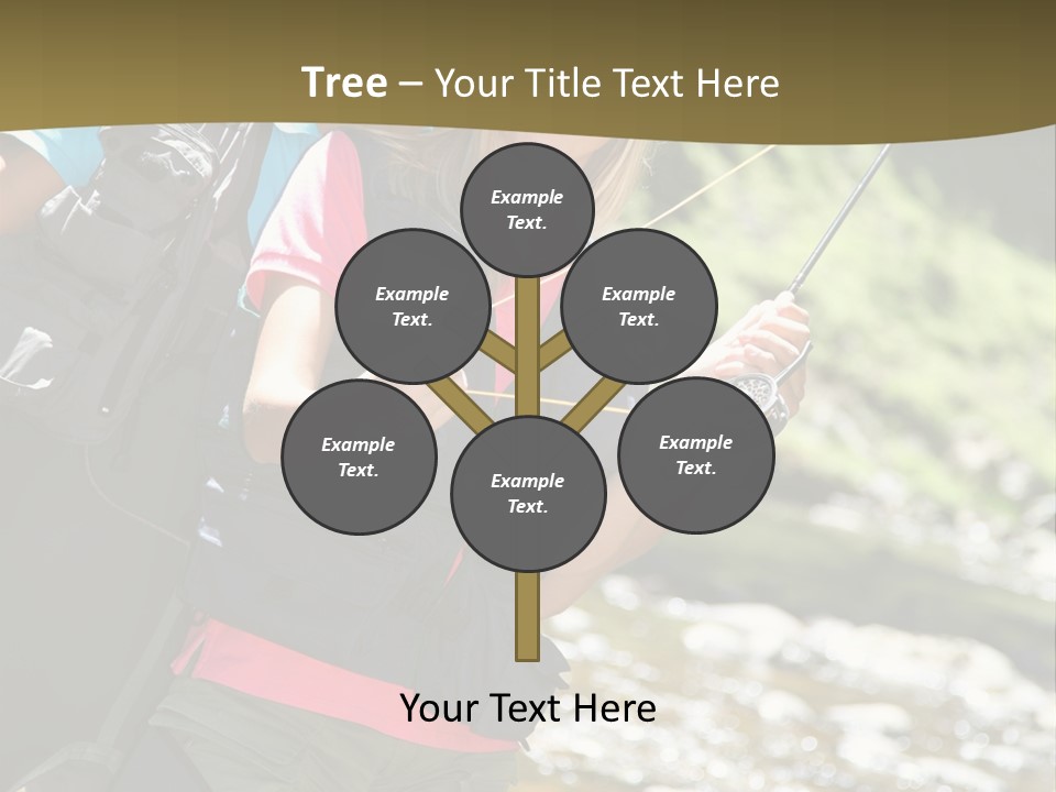 Catching River Leisure PowerPoint Template