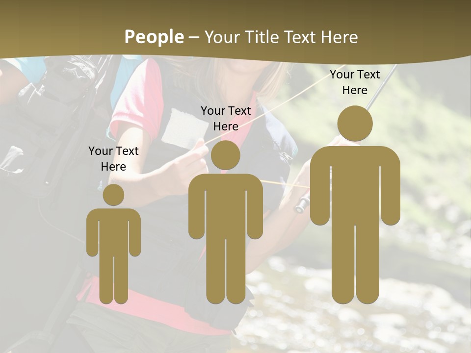 Catching River Leisure PowerPoint Template