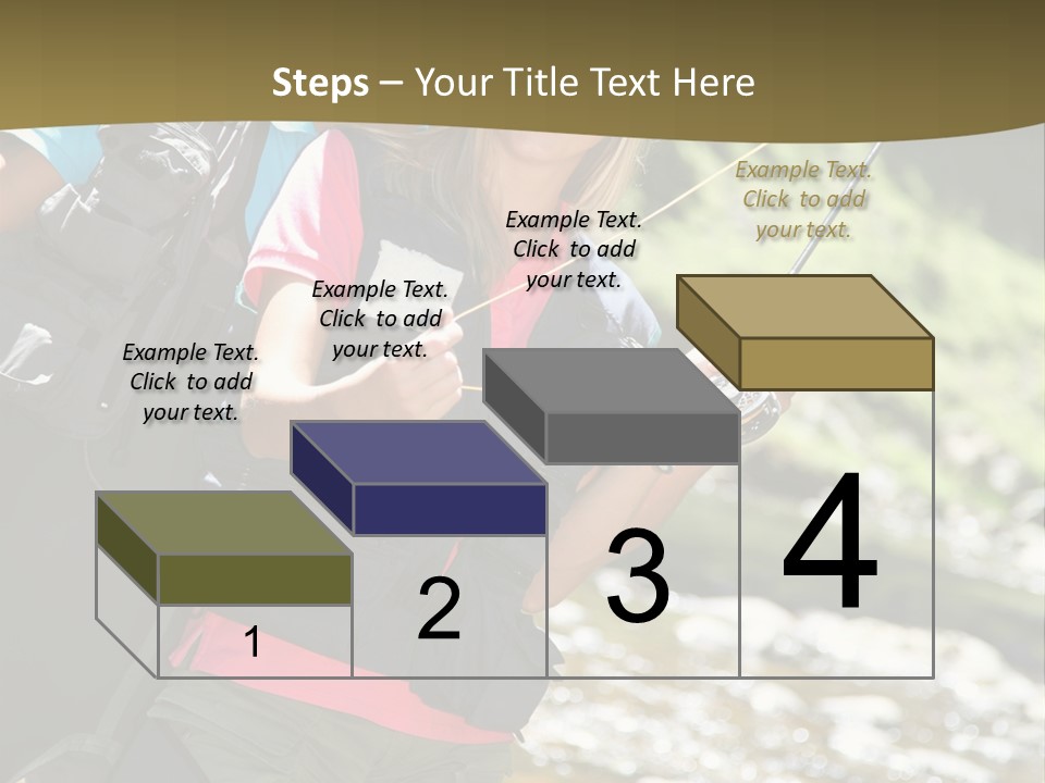 Catching River Leisure PowerPoint Template