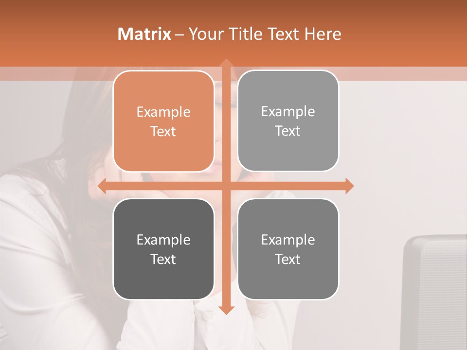 Pretty Office Gray PowerPoint Template