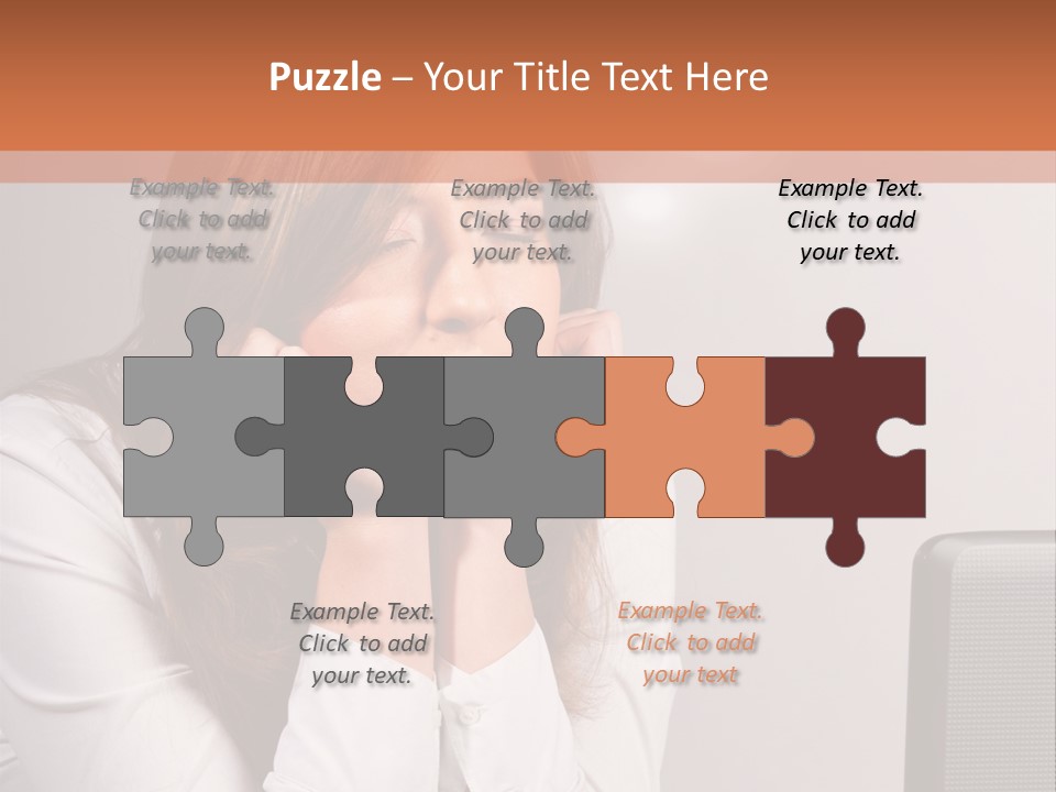 Pretty Office Gray PowerPoint Template