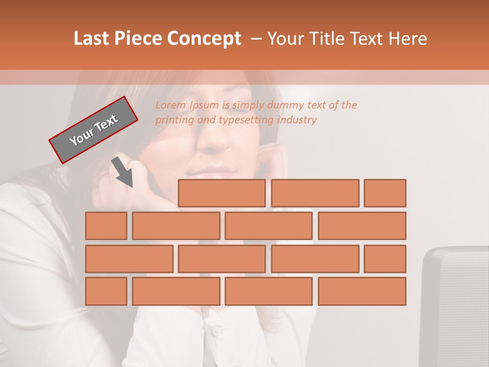 Pretty Office Gray PowerPoint Template