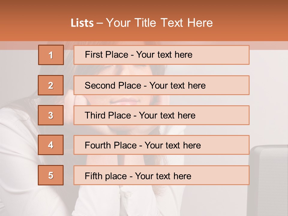 Pretty Office Gray PowerPoint Template
