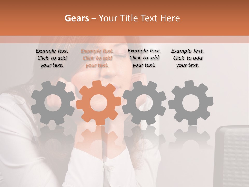Pretty Office Gray PowerPoint Template