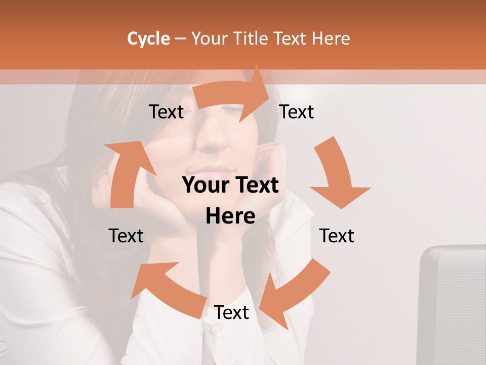 Pretty Office Gray PowerPoint Template