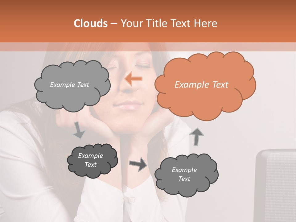 Pretty Office Gray PowerPoint Template
