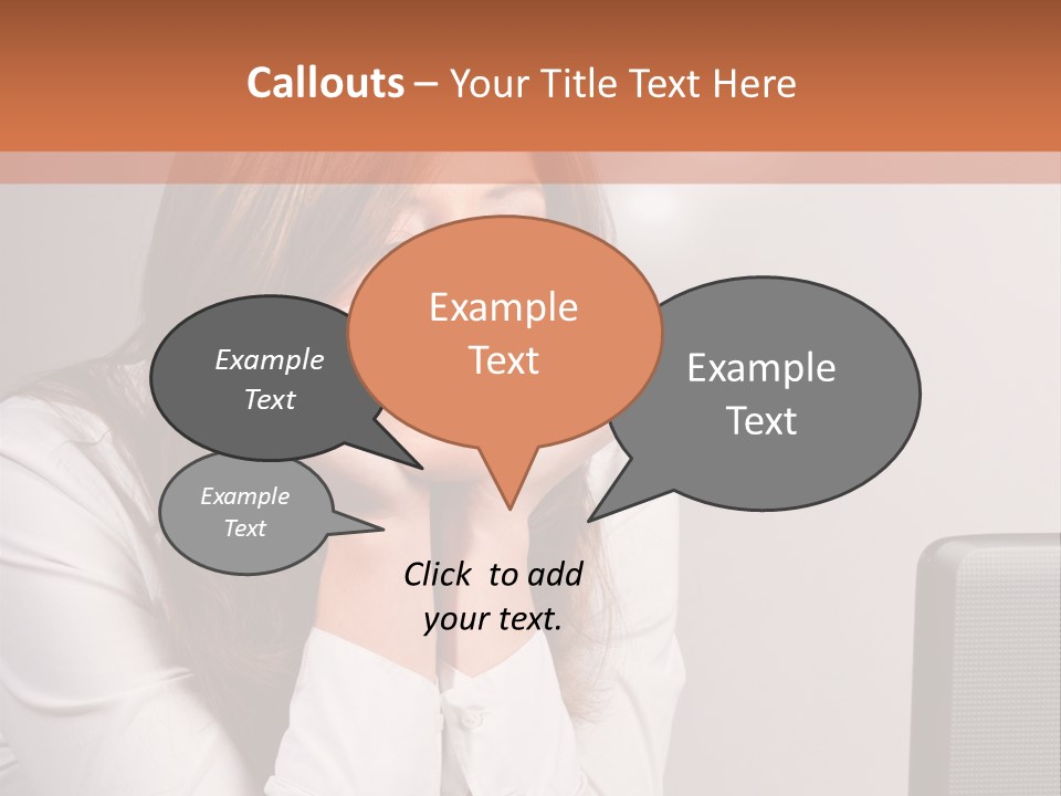 Pretty Office Gray PowerPoint Template