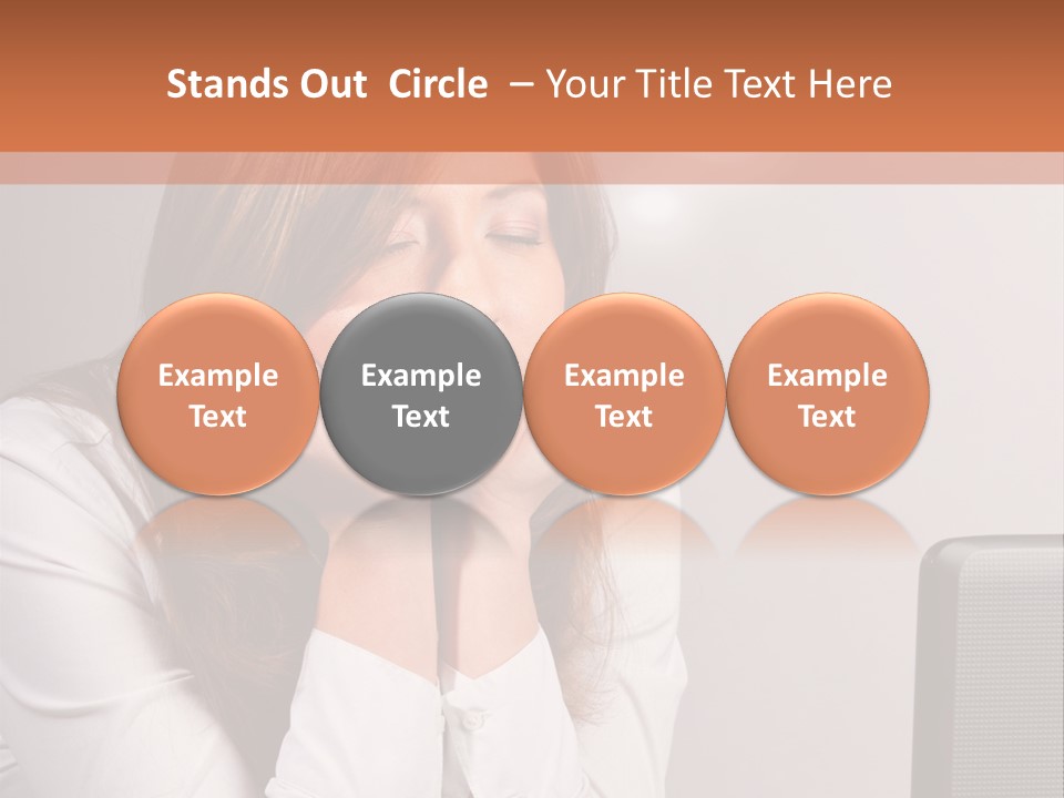 Pretty Office Gray PowerPoint Template