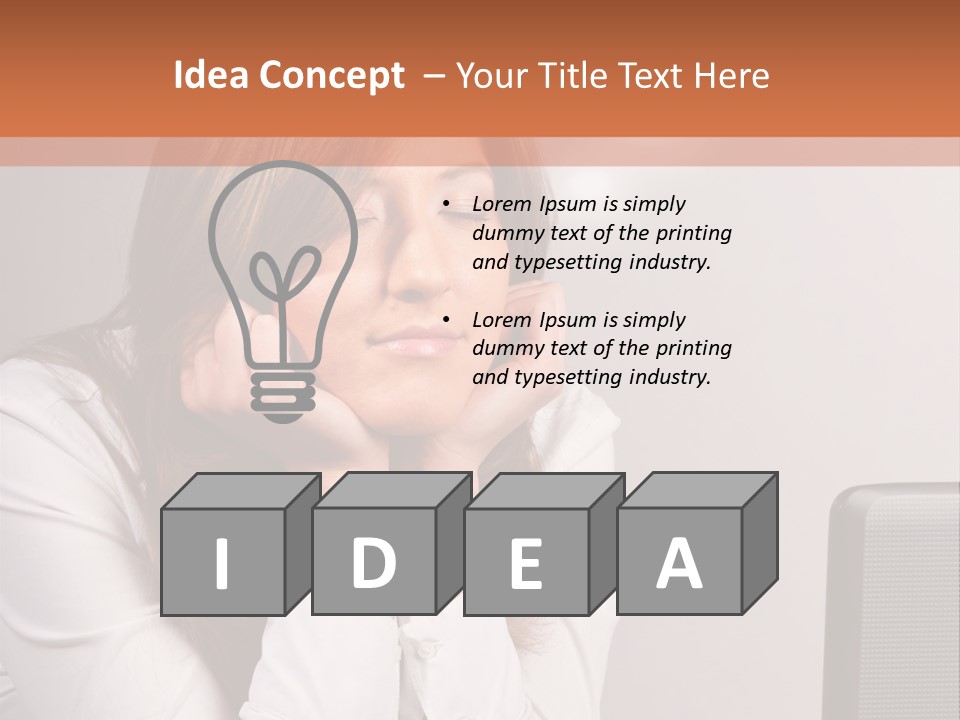 Pretty Office Gray PowerPoint Template