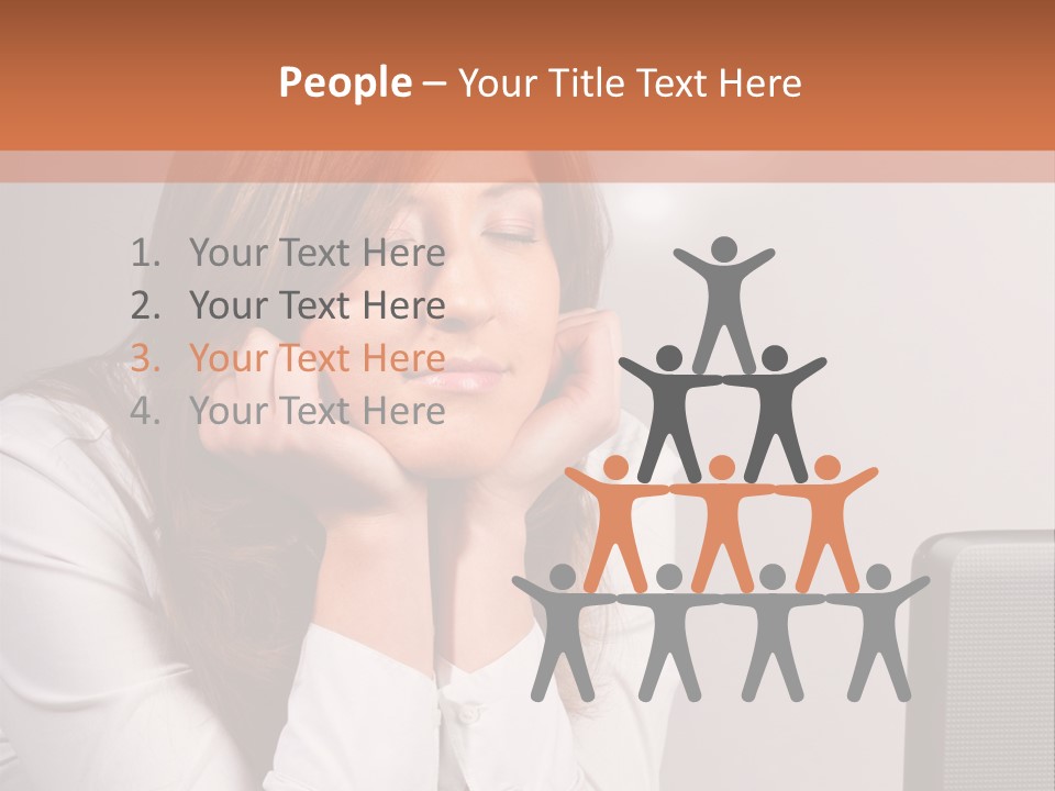 Pretty Office Gray PowerPoint Template