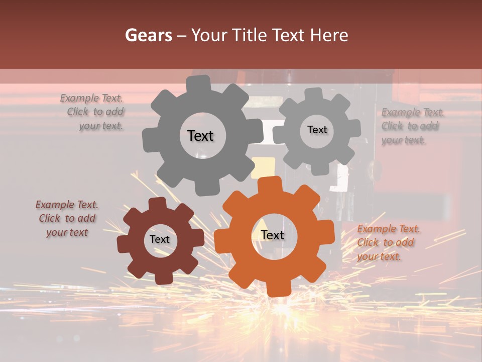 Tool Machine Industrial PowerPoint Template