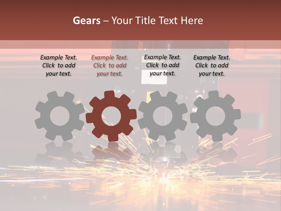 Tool Machine Industrial PowerPoint Template