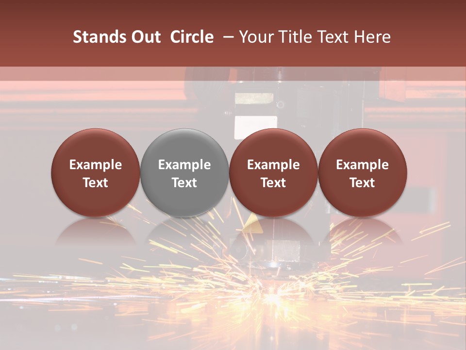 Tool Machine Industrial PowerPoint Template