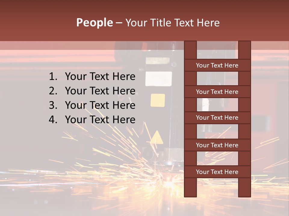Tool Machine Industrial PowerPoint Template