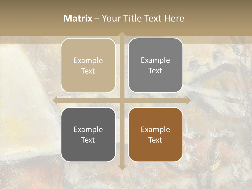 A Painting Of A Snowy Village With A Church In The Background PowerPoint Template