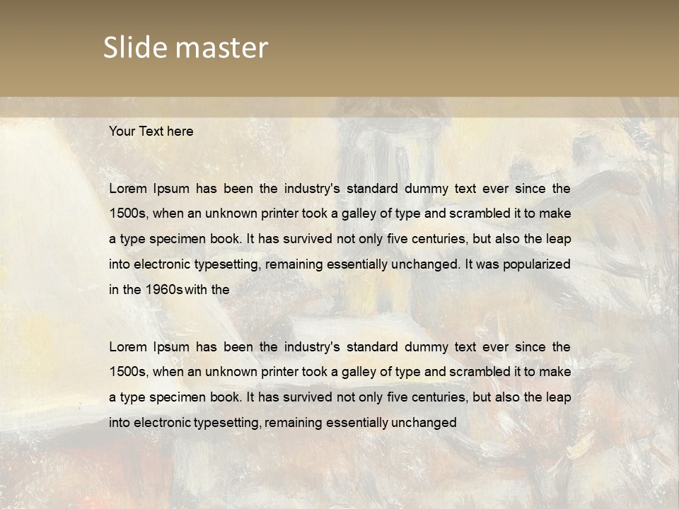 A Painting Of A Snowy Village With A Church In The Background PowerPoint Template