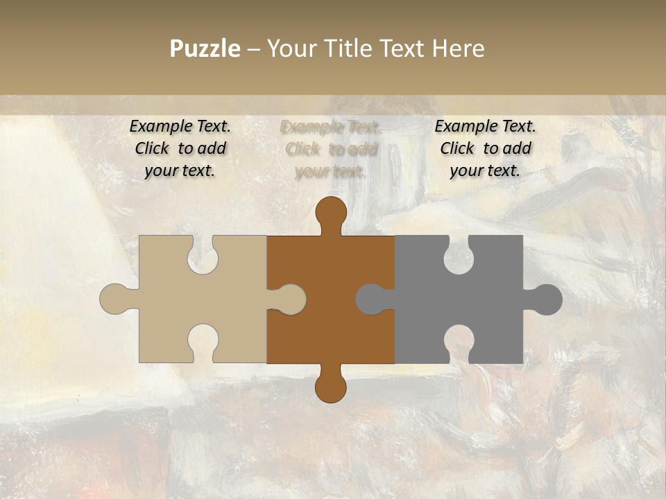 A Painting Of A Snowy Village With A Church In The Background PowerPoint Template