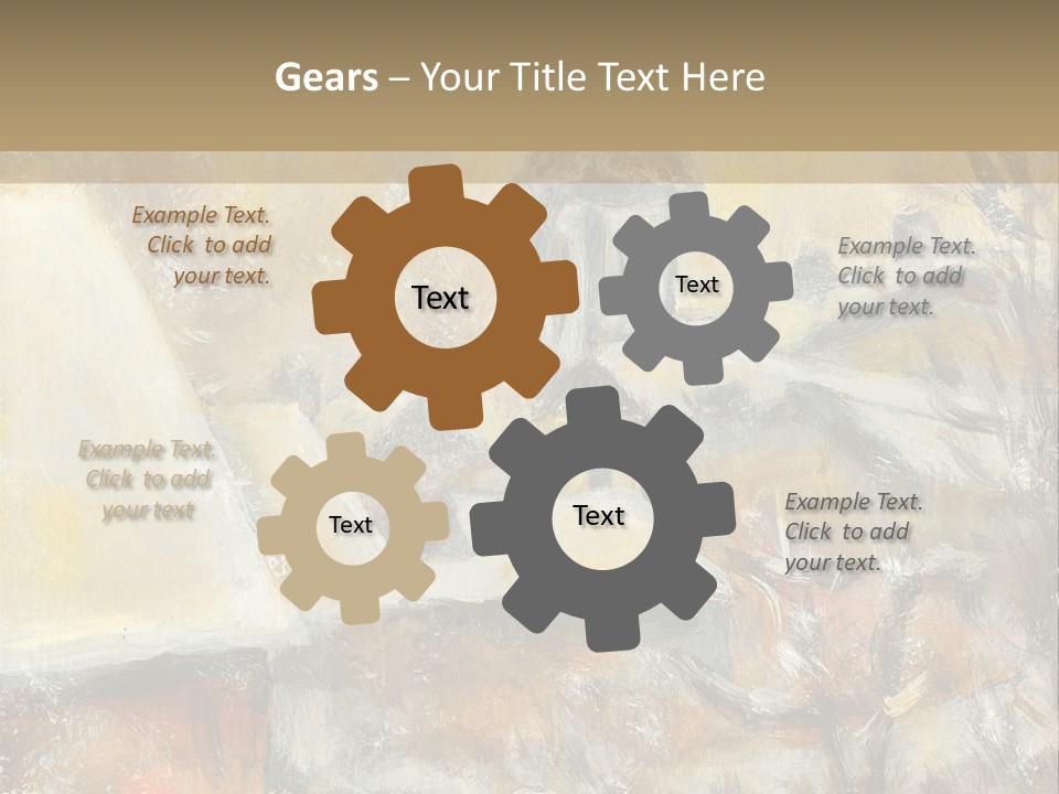 A Painting Of A Snowy Village With A Church In The Background PowerPoint Template