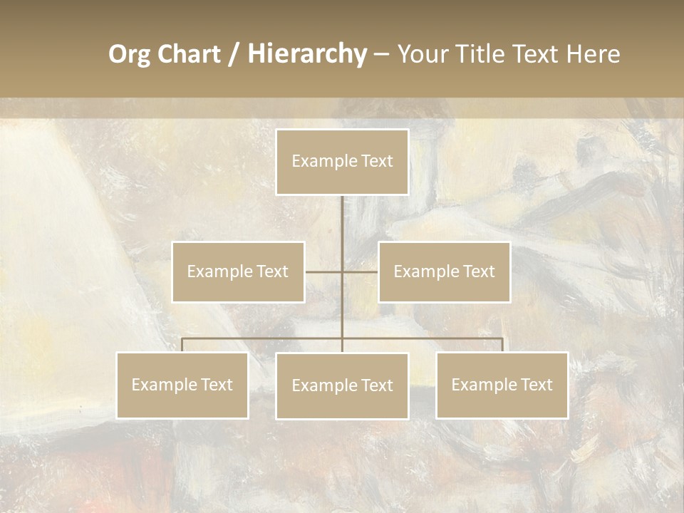 A Painting Of A Snowy Village With A Church In The Background PowerPoint Template