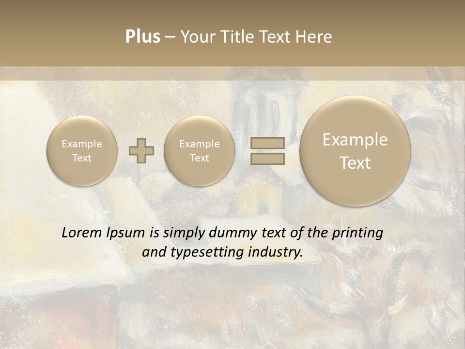 A Painting Of A Snowy Village With A Church In The Background PowerPoint Template