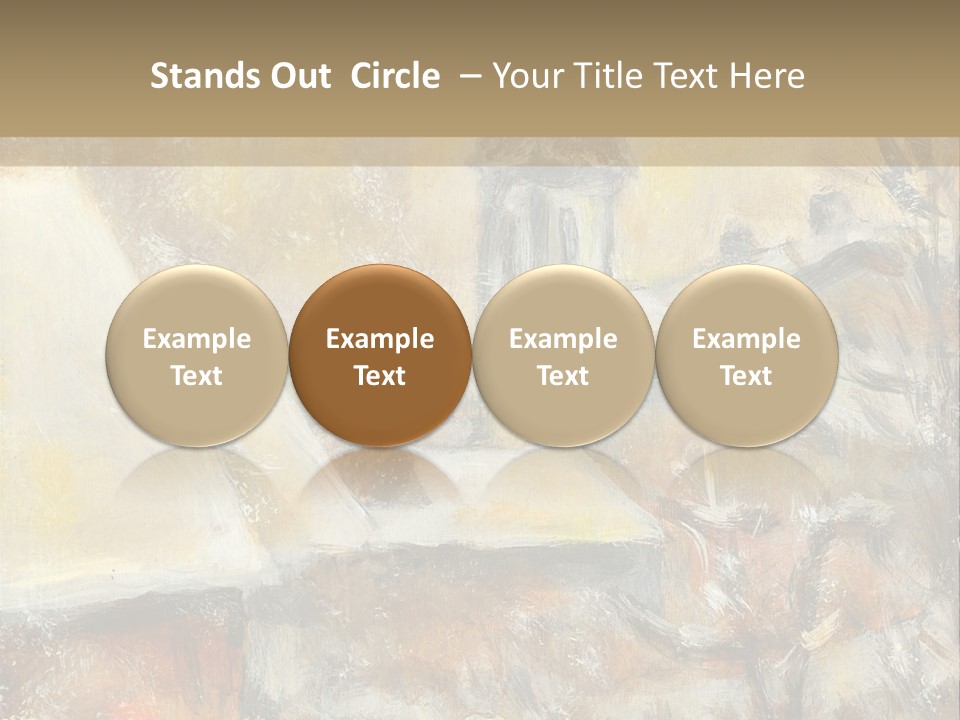 A Painting Of A Snowy Village With A Church In The Background PowerPoint Template