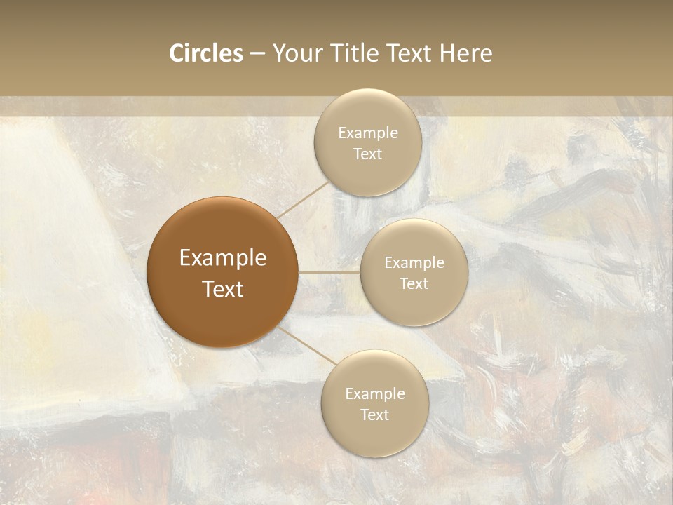 A Painting Of A Snowy Village With A Church In The Background PowerPoint Template