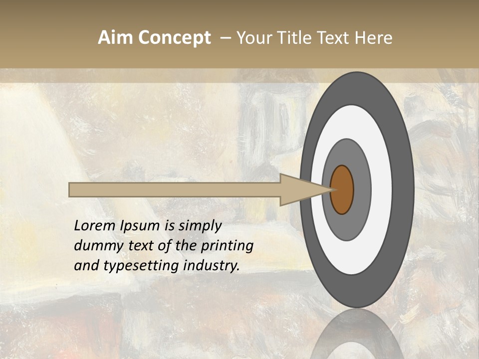 A Painting Of A Snowy Village With A Church In The Background PowerPoint Template