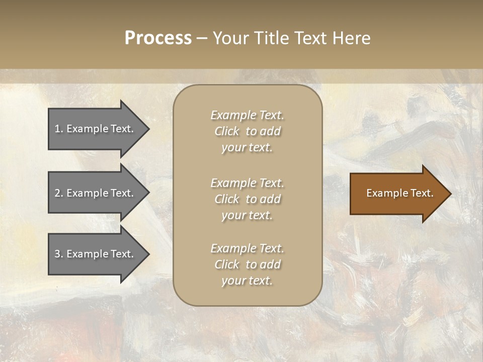 A Painting Of A Snowy Village With A Church In The Background PowerPoint Template