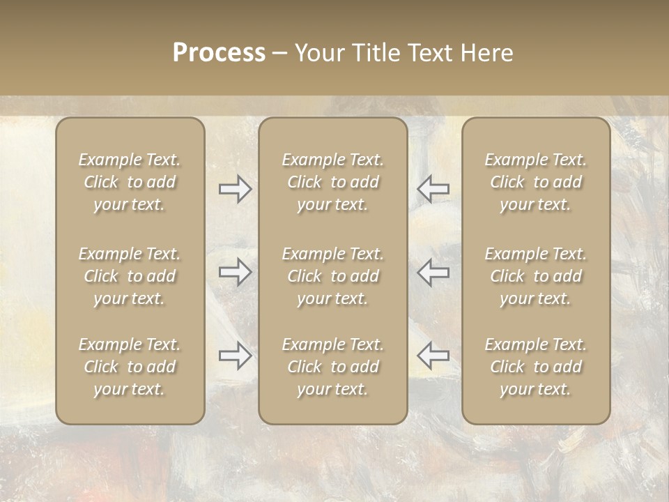 A Painting Of A Snowy Village With A Church In The Background PowerPoint Template