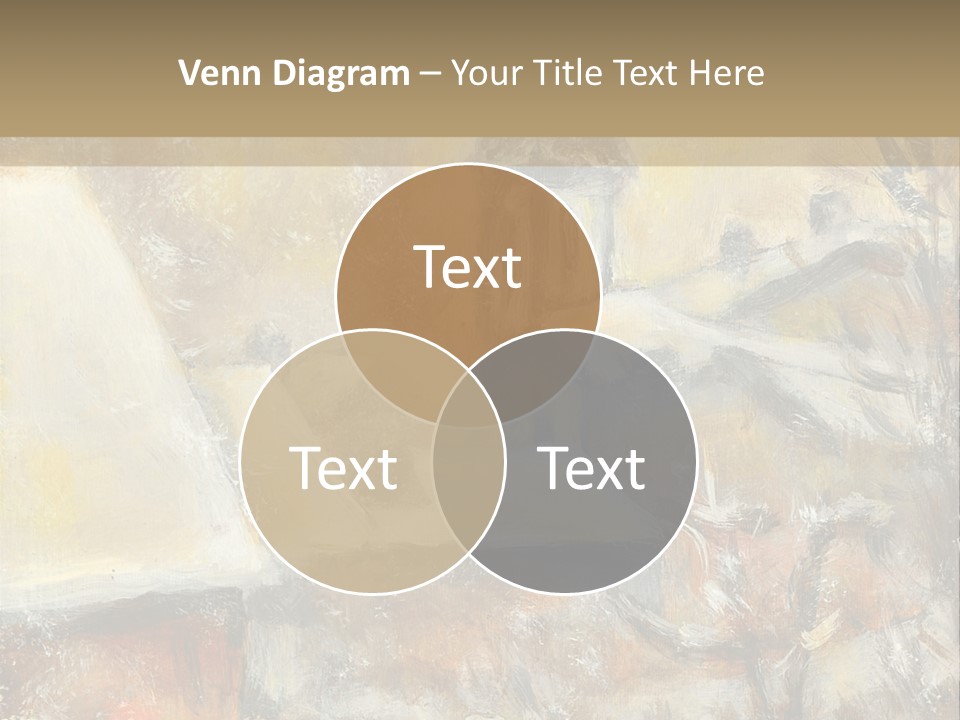 A Painting Of A Snowy Village With A Church In The Background PowerPoint Template