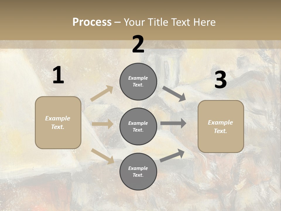 A Painting Of A Snowy Village With A Church In The Background PowerPoint Template