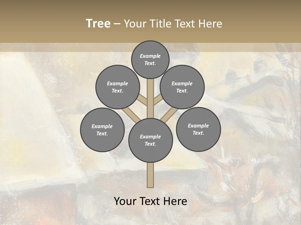 A Painting Of A Snowy Village With A Church In The Background PowerPoint Template