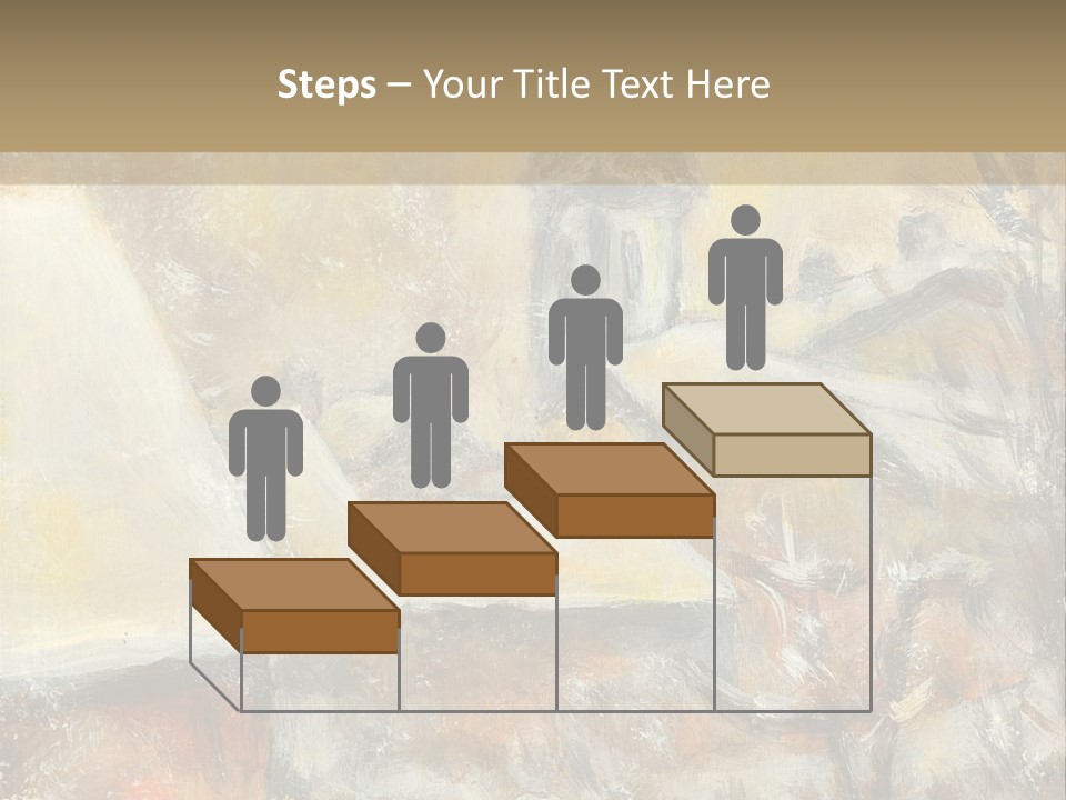 A Painting Of A Snowy Village With A Church In The Background PowerPoint Template