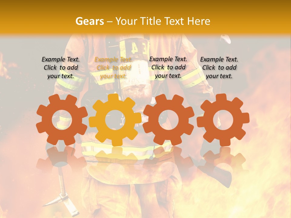 Blue Natural Clear PowerPoint Template