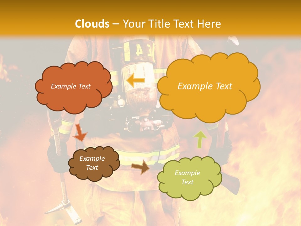 Blue Natural Clear PowerPoint Template