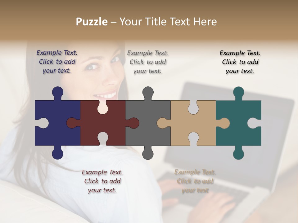 Summer Portholes Tropical PowerPoint Template