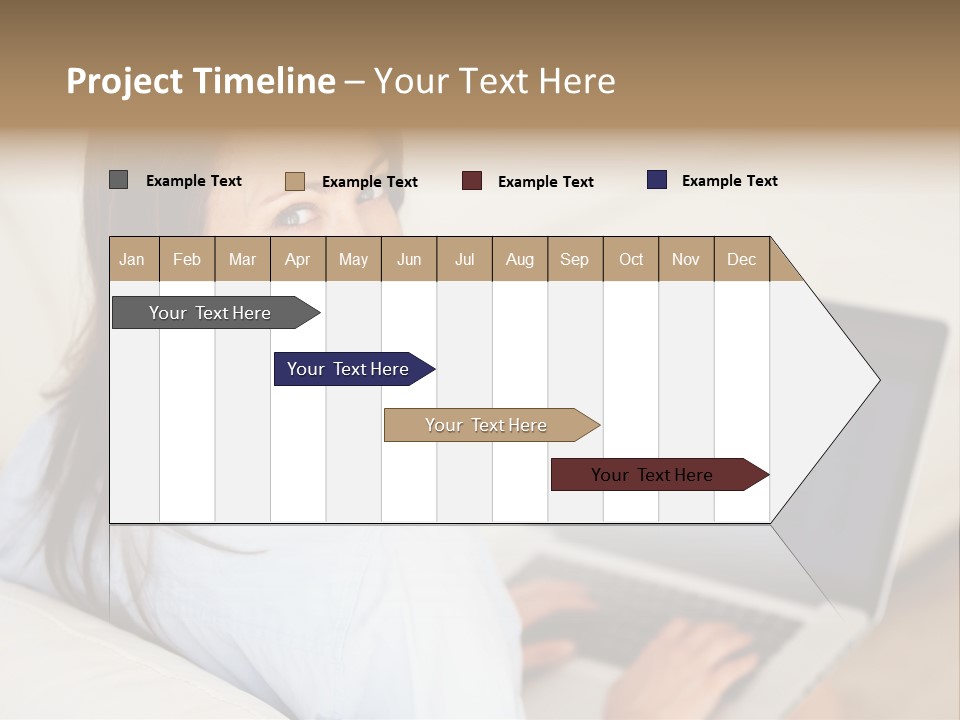 Summer Portholes Tropical PowerPoint Template