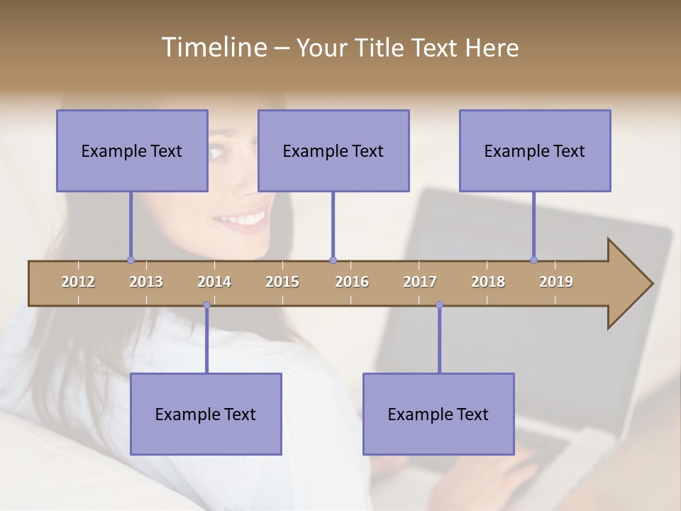 Summer Portholes Tropical PowerPoint Template